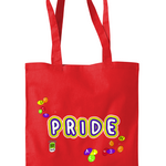 Pride Cotton Shoulder Tote Bag - Alien Cow