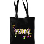 Pride Cotton Shoulder Tote Bag - Alien Cow