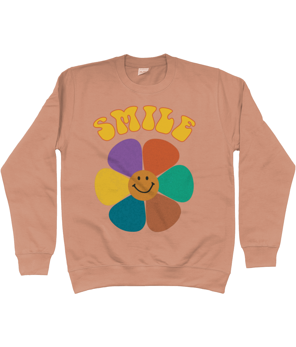 SMILE Cotton Sweatshirt - Alien Cow