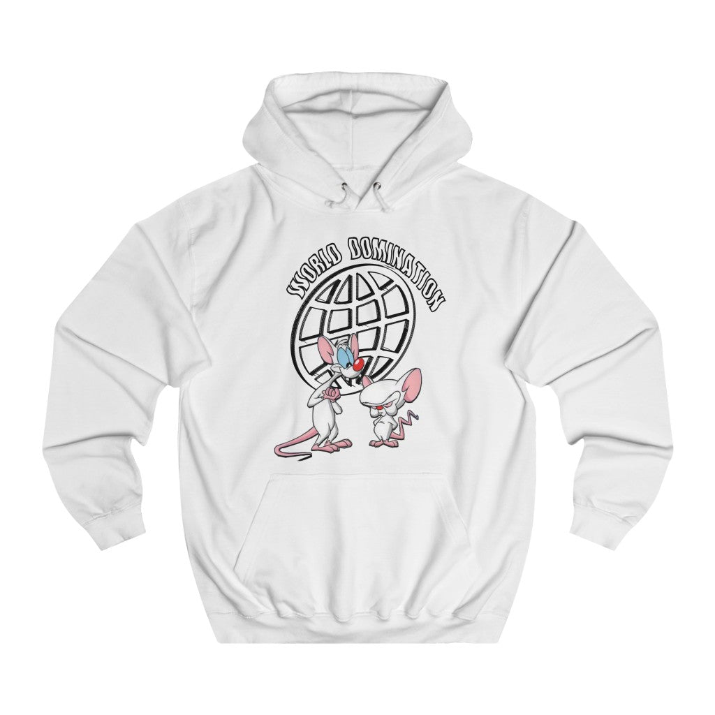 World Domination Cotton Hoodie - Alien Cow