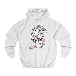 World Domination Cotton Hoodie - Alien Cow