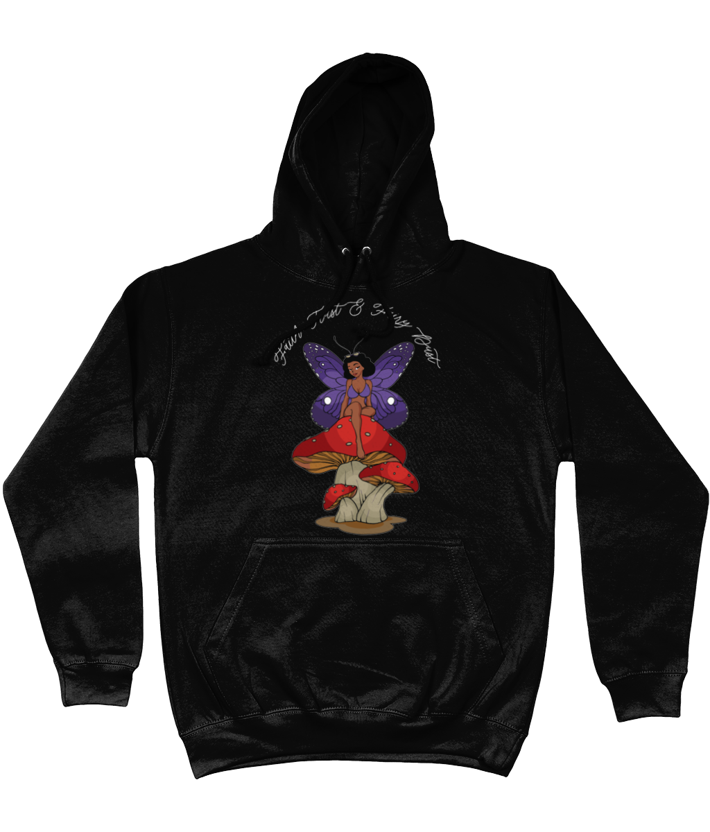 Fairy Dust Cotton Hoodie - Alien Cow