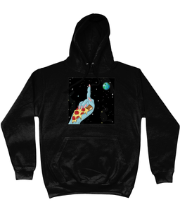 Pizza Over Everything Hoodie - Alien Cow