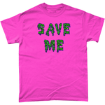 Save Me Neon  Heavy Cotton T-Shirt - Alien Cow