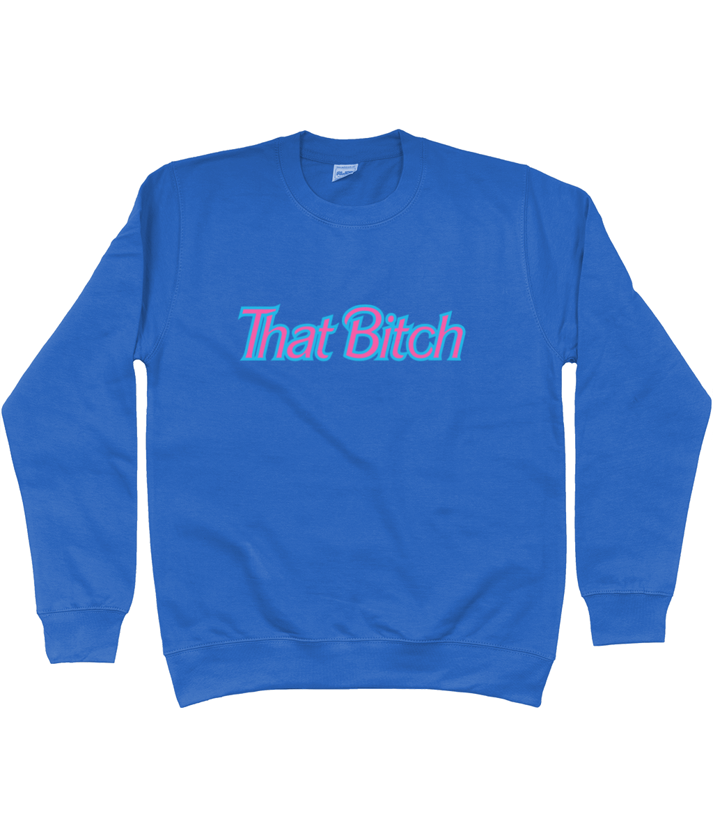 That Bitch Cotton Sweatshirt - Alien Cow