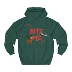 Bite Me Cotton Hoodie - Alien Cow