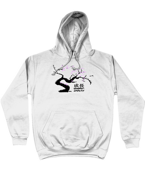 Sakura Blossom Cotton Hoodie - Alien Cow