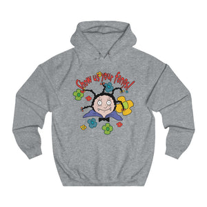 Show Us Your Fangs Spring Cotton Hoodie - Alien Cow