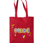 Pride Cotton Shoulder Tote Bag - Alien Cow