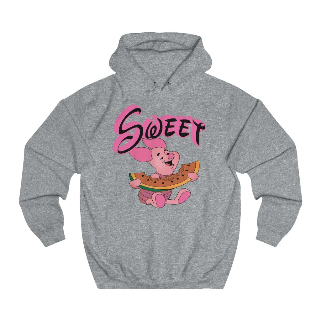 Piglet Cotton Hoodie - Alien Cow