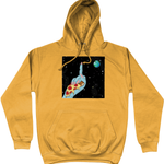 Pizza Over Everything Hoodie - Alien Cow