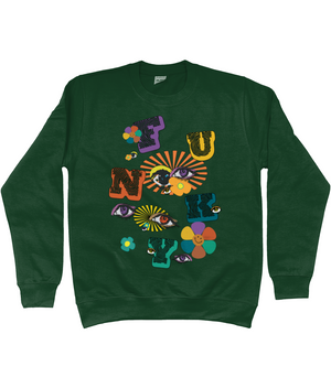 FU-NKY Cotton Sweatshirt - Alien Cow