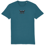 Butterfly Effect Embroidered Organic T-Shirt - Alien Cow