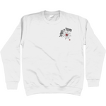 Scared Of Spiders Embroidered Cotton Sweatshirt - Alien Cow