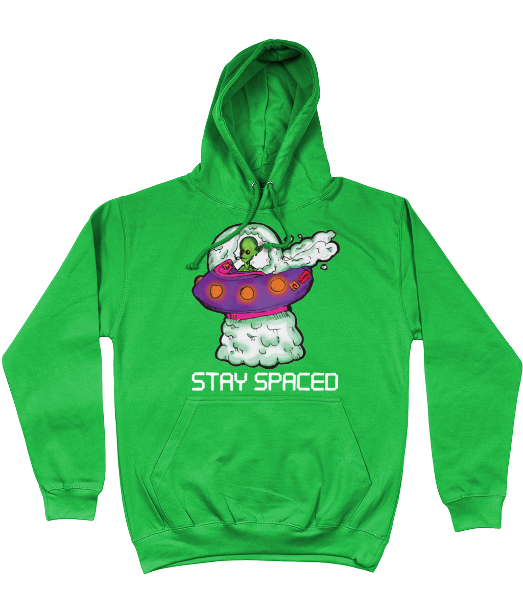 Stay Spaced Hoodie - Alien Cow