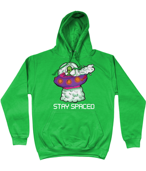 Stay Spaced Hoodie - Alien Cow