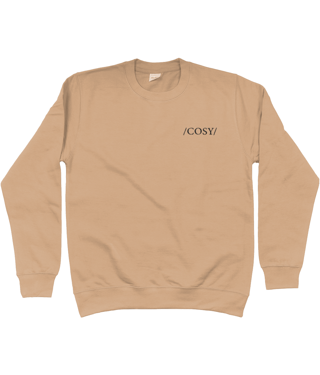 COSY Embroidered Sweatshirt - Alien Cow