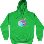 Over The Moon Hoodie - Alien Cow