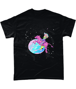 Over The Moon T-Shirt - Alien Cow