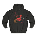 Bite Me Cotton Hoodie - Alien Cow