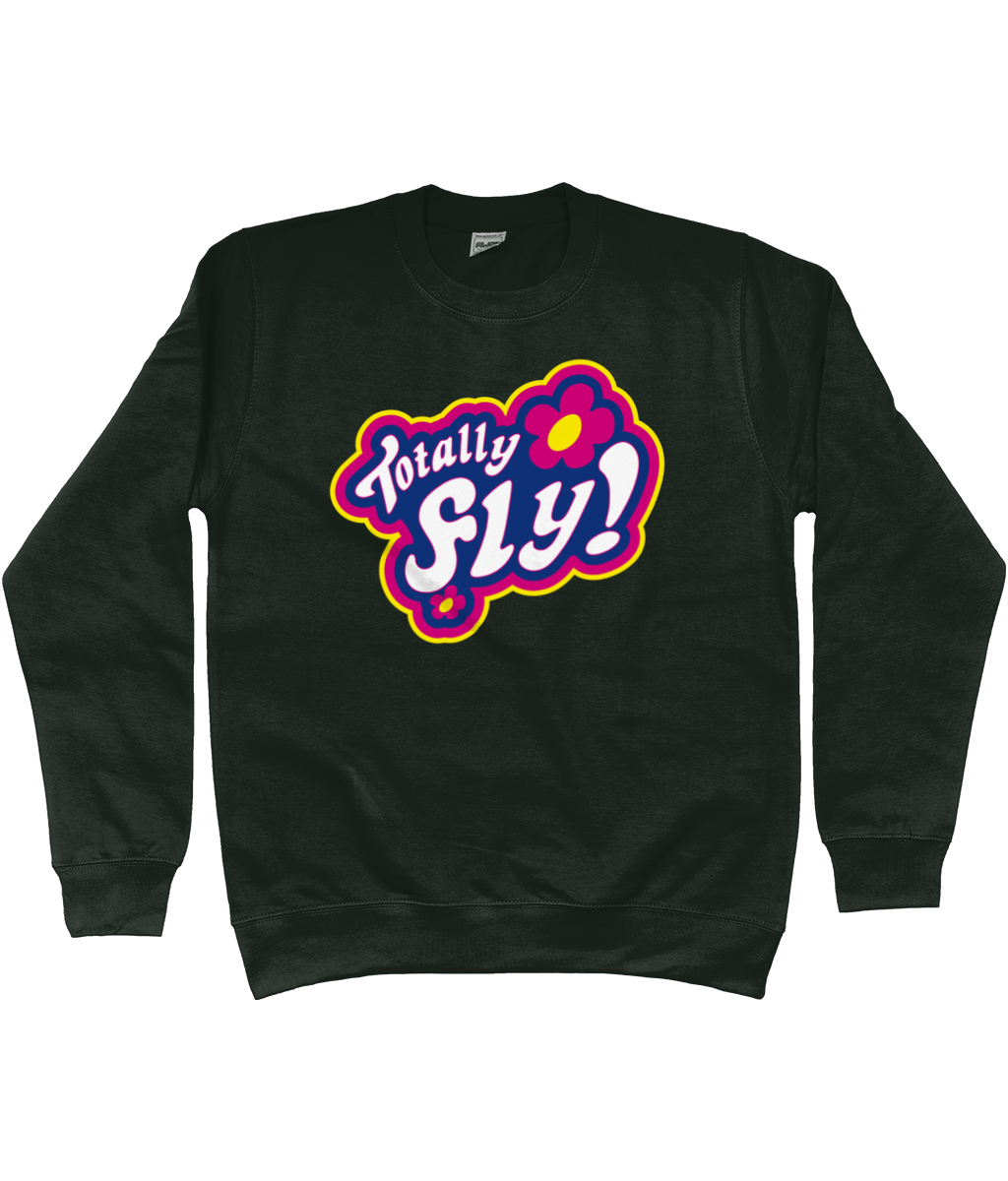 Totally Fly Cotton Sweatshirt - Alien Cow