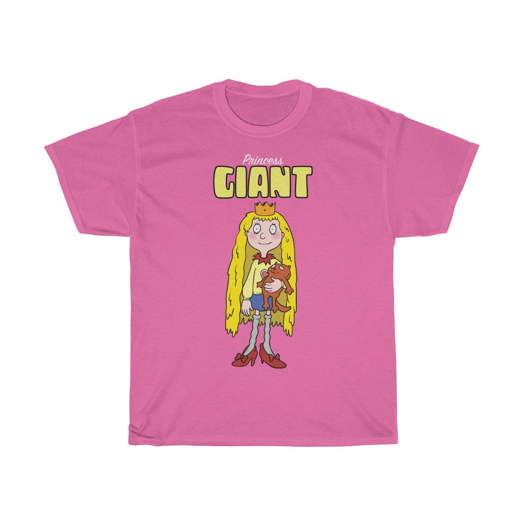 Princess Giant Heavy Cotton Tee - Alien Cow