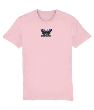 Butterfly Effect Embroidered Organic T-Shirt - Alien Cow