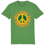 Love Peace and Harmony Organic Cotton Tee - Alien Cow