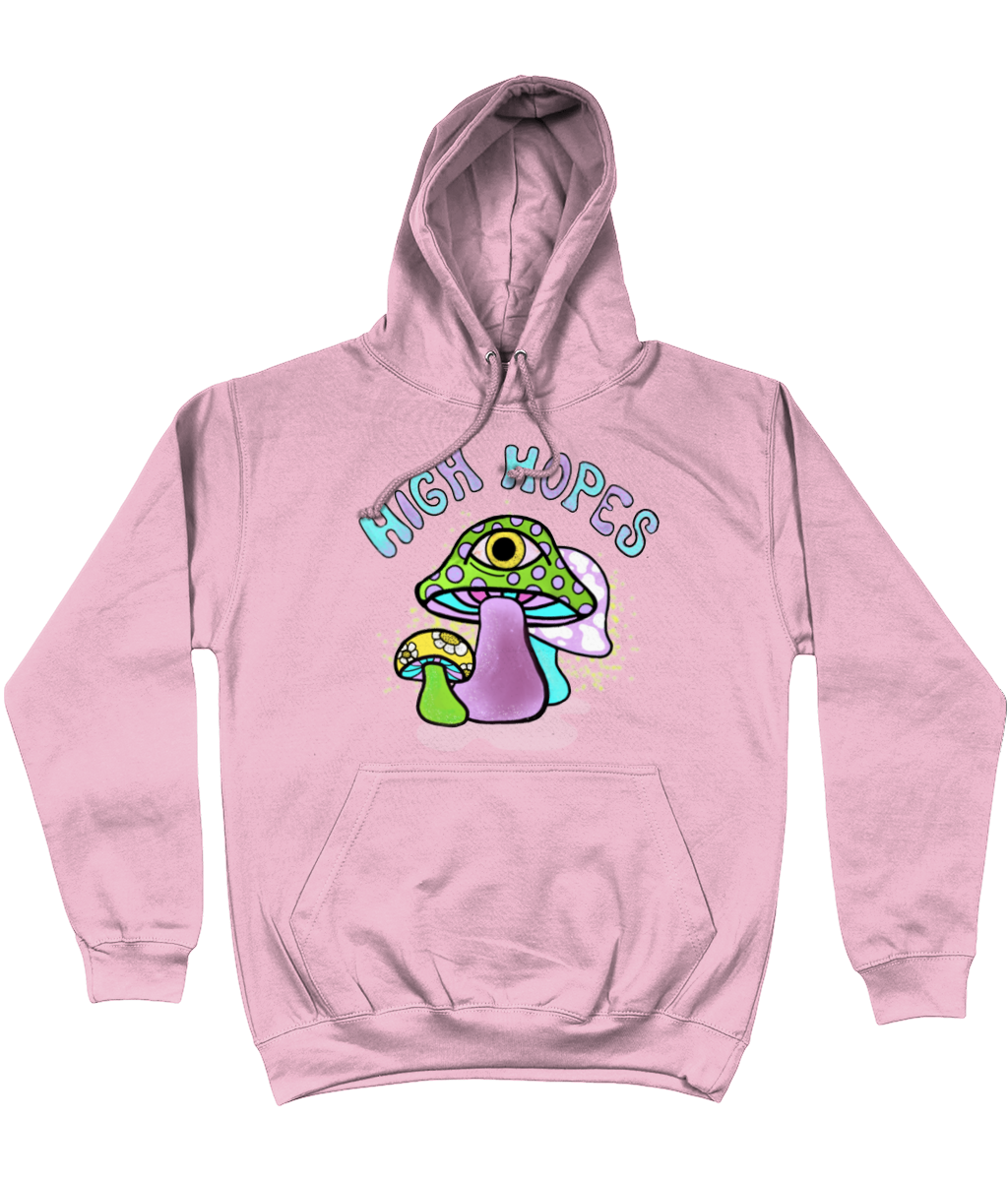 High Hopes Cotton Hoodie - Alien Cow