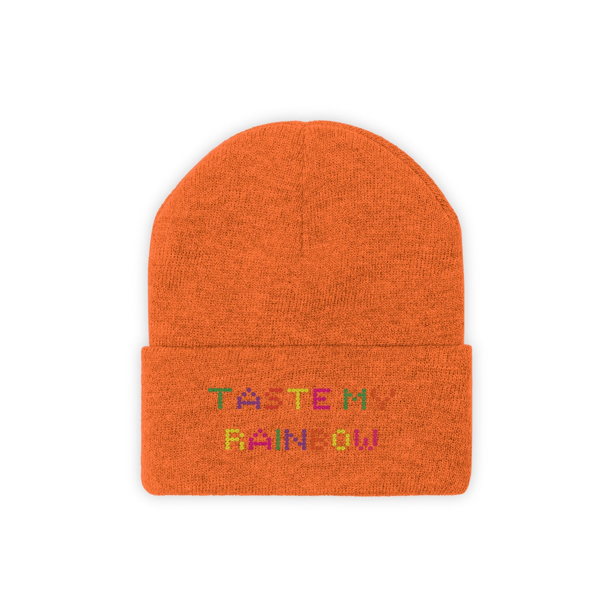 Taste My Rainbow Knit Beanie - Alien Cow