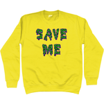 Save Me Neon Sweatshirt - Alien Cow