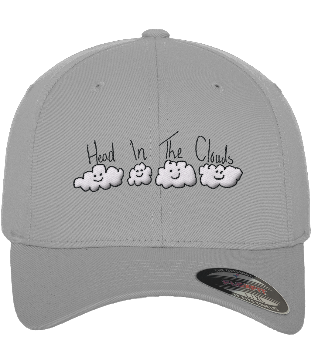 Head In The Clouds Fitted Baseball Cap - Alien Cow