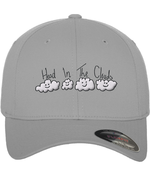 Head In The Clouds Fitted Baseball Cap - Alien Cow