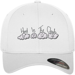 Head In The Clouds Fitted Baseball Cap - Alien Cow