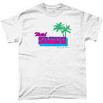 Vivid Dreams & Palm Trees Cotton T-Shirt - Alien Cow