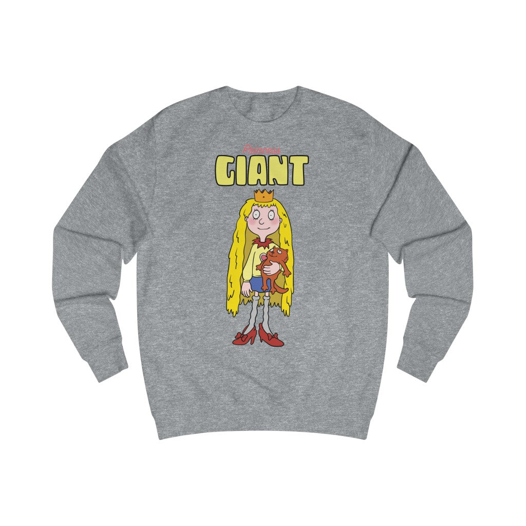 Princess Giant Cotton Sweatshirt - Alien Cow