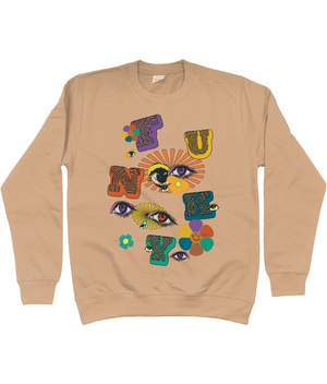 FU-NKY Cotton Sweatshirt - Alien Cow