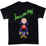 Show Us You're Fangs Heavy Cotton T-Shirt - Alien Cow