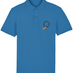 Mind Your Business Embroidered Polo Shirt - Alien Cow