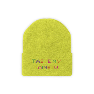 Taste My Rainbow Knit Beanie - Alien Cow