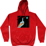 Pizza Over Everything Hoodie - Alien Cow