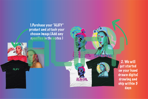 CUSTOM ALIFY T-Shirt - Alien Cow