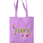 Pride Cotton Shoulder Tote Bag - Alien Cow