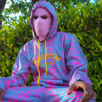 Alien Cow Tracksuit (Watermelon Blur) - Alien Cow