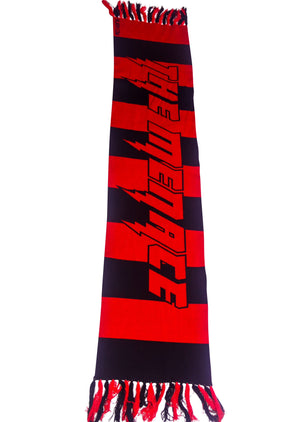 The Menace Knitted Wool Blend Scarf - Alien Cow