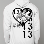 Queen Of Hearts Cotton Hoodie - Alien Cow