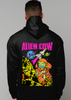 Meet Me On Mars Organic Cotton College Hoodie - Alien Cow