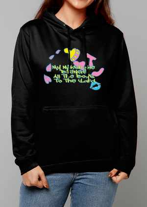 My Milkshake Cotton College Hoodie - Alien Cow