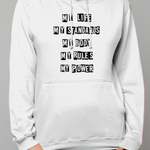 My Life My Rules Cotton College Hoodie - Alien Cow