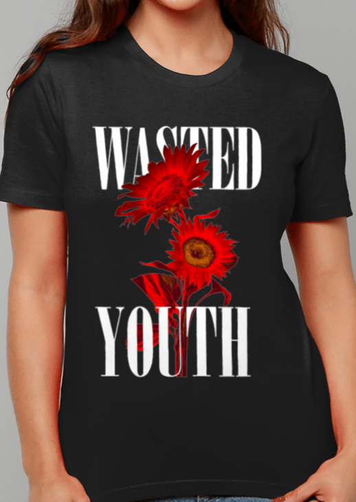 Wasted Youth Organic Cotton T-Shirt - Alien Cow